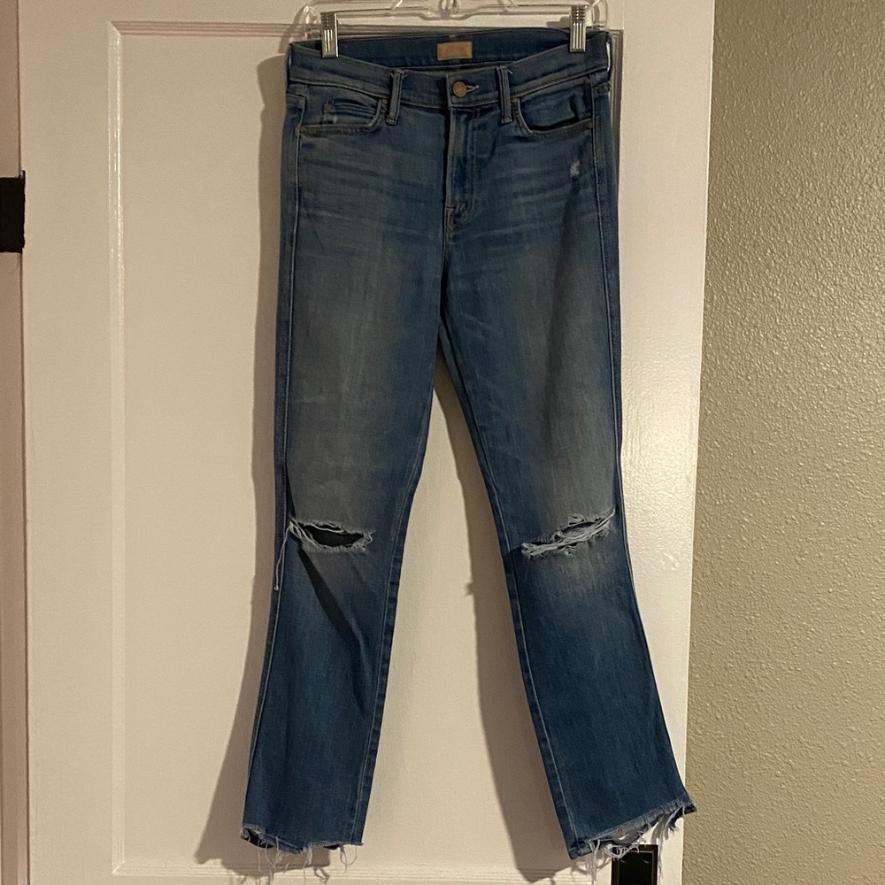 Mother Rascal Ankle in Wild!  Size 27. Very good used condition - super soft!